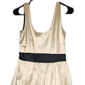 Papaya Womens Tan & Black Cocktail Dress, Size M